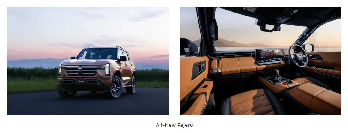 Mitsubishi Motors Unveils the All-New Pajero Cross-Country SUV