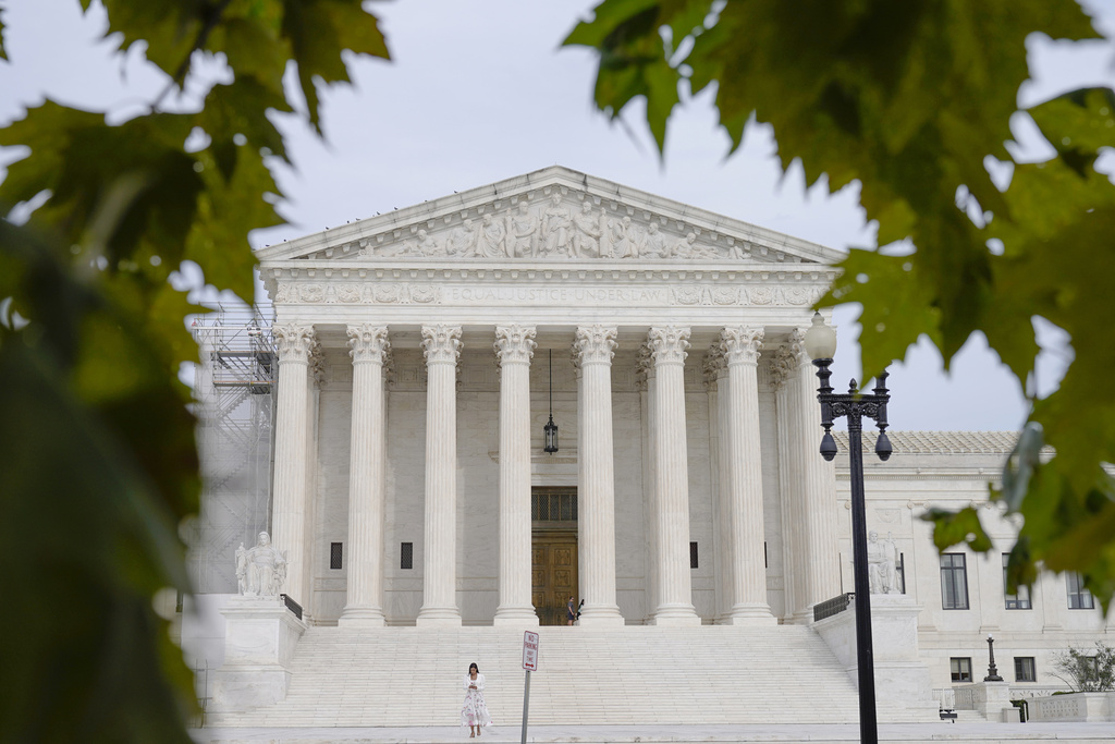 Tòa án Tối cao Hoa Kỳ ở Washington, D.C., vào ngày 30 tháng 8 năm 2023 