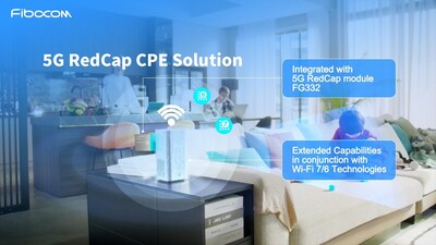 22 Fibocom Propels 5G RedCap CPE Solution Integrated with Newly Launched RedCap Module FG332 and Wi-Fi 7/6 Technologies at Computex 2024