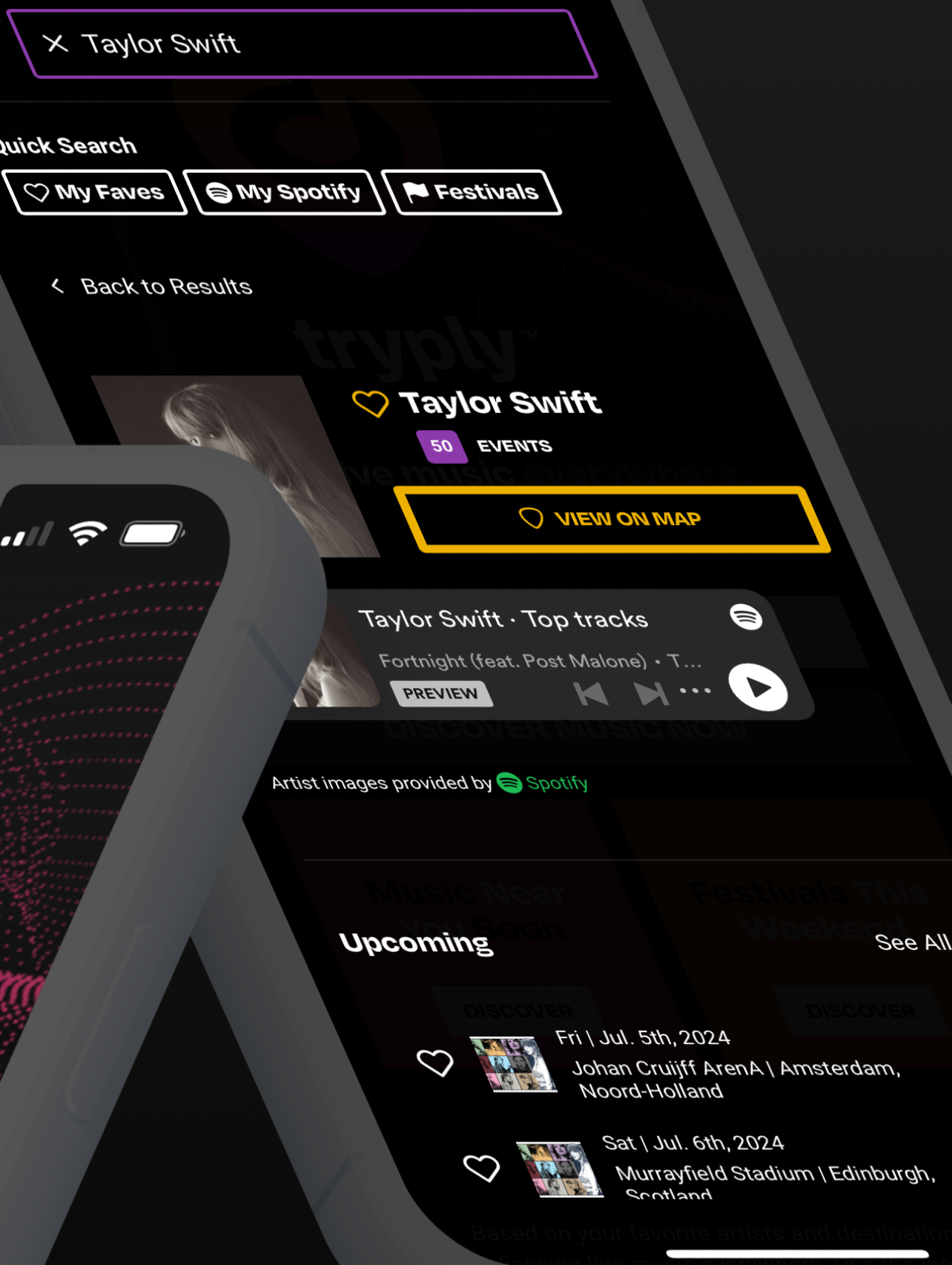 Explore The Artist Detail Page view events on a map listen to top tracks explore similar artists Explore The Artist Detail Page view events on a map listen to top tracks explore similar artists