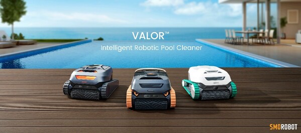 SMOROBOT ra mắt loạt robot vệ sinh hồ bơi thông minh Valor Series