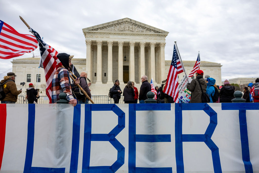 Right Wing Activists Hold Rallies In Washington, DC On 2nd January 6 Anniversary