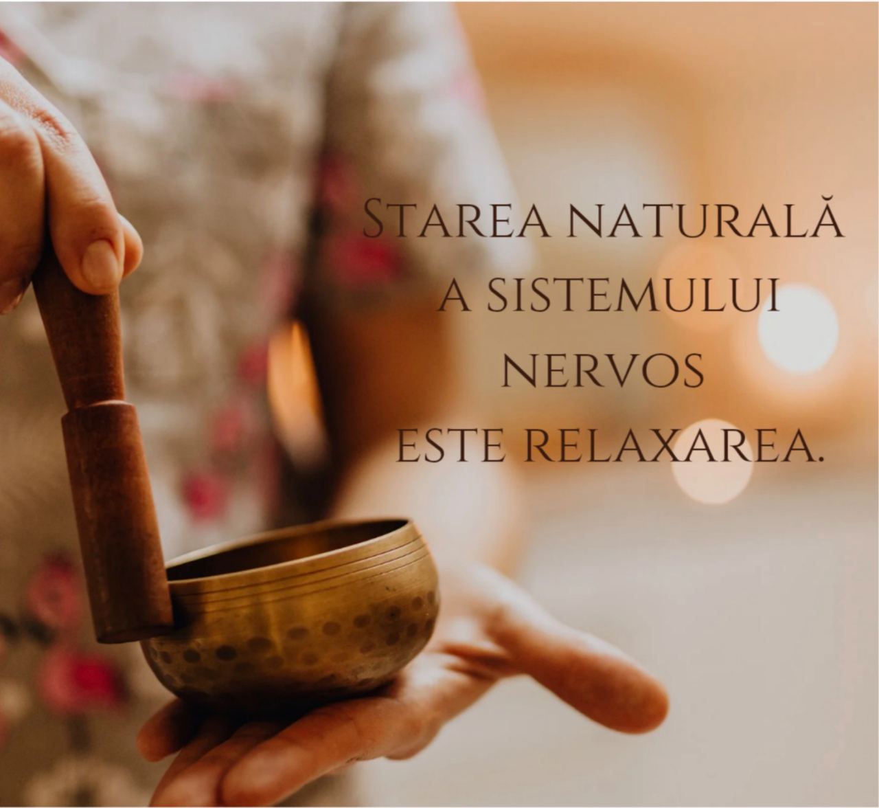 Relaxarea - Starea naturală a sistemului  nervos