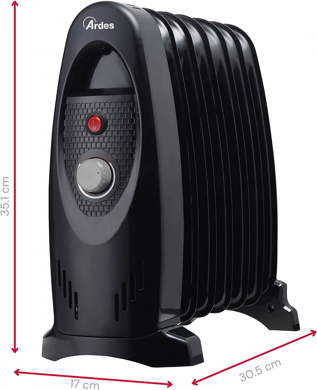 ARDES  AR4R07M Radiatore Elettrico a Olio Mini 600W, Radiatore Elettrico  Basso - Elettronica e Telefonia in vendita a Milano