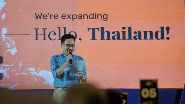 Kyungmin Bang, CEO của Plugo, bày tỏ lòng biết ơn đến những người tham dự Ngày Tri ân Thương hiệu Plugo 2023 và công bố kế hoạch mở rộng chiến lược của nền tảng đến Thái Lan.