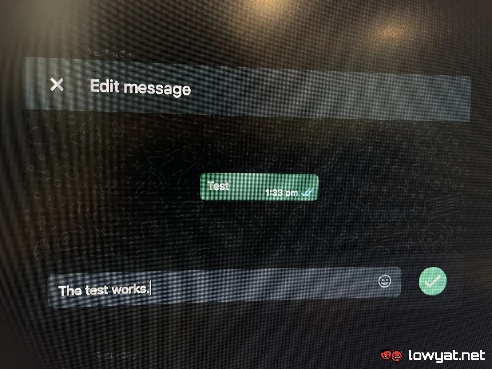 whatsapp web beta edit messages
