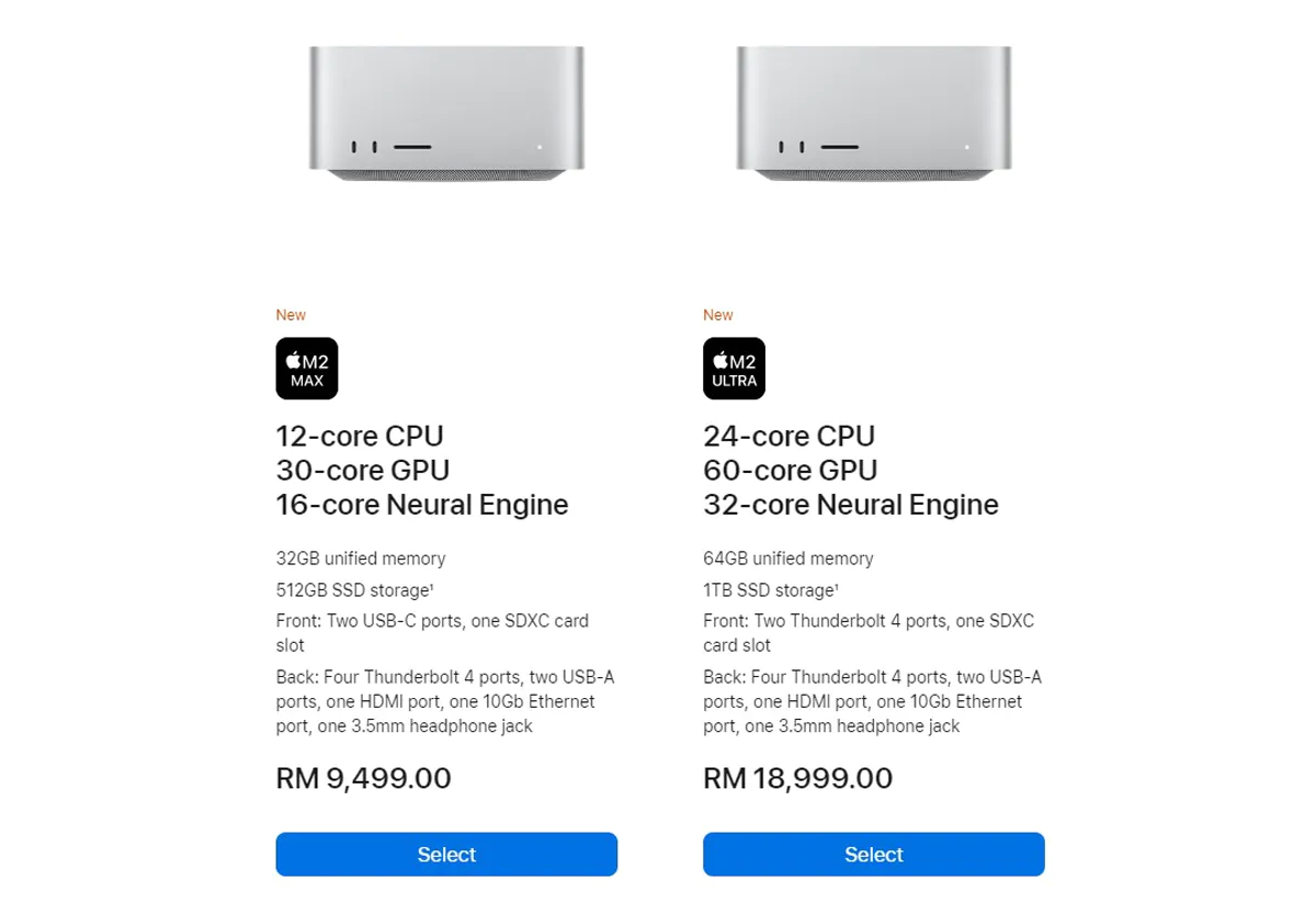 Apple Mac Studio M2 Max Ultra price Malaysia