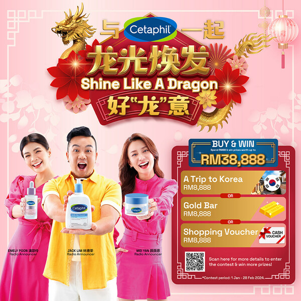 Embrace Your Festive Glow and Shine Like a Dragon with Cetaphil This Chinese New Year