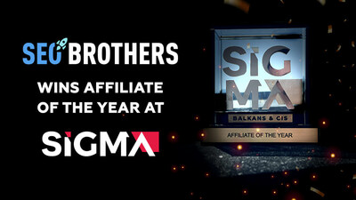 SEOBROTHERS wins affiliate of the year award at SiGMA image