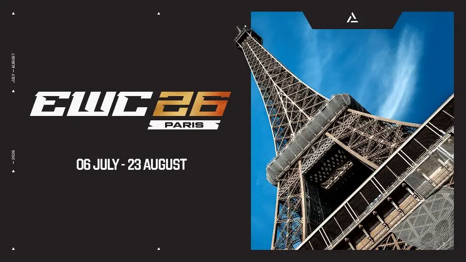 Paris to Host Esports World Cup 2026 from July 6 to August 23
