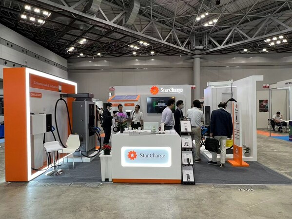 StarCharge在日本N+可持续发展展览会的展位