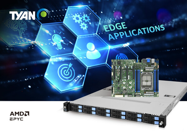 TYAN的新边缘和云服务器平台配备AMD EPYC 8004系列处理器,旨在提供强大的性能同时优化功耗