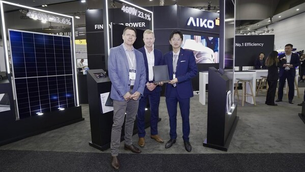 AIKO Australia exhibition booth scene