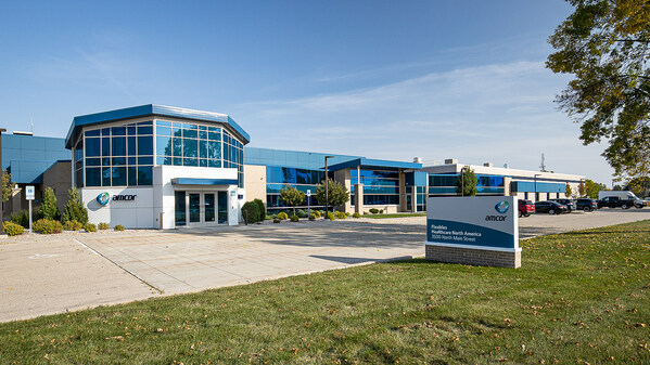Amcor 在威斯康星州奥什科什的医疗保健制造工厂的先进热成型设备，将支持医疗、制药和个人护理等行业的客户。