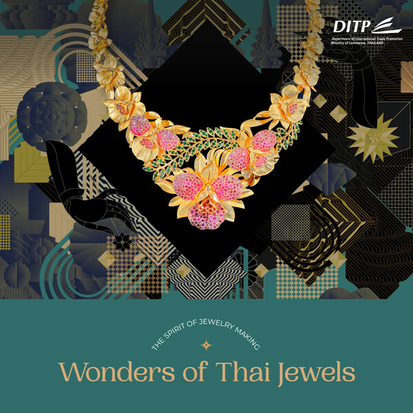 时尚与永恒的完美结合,彰显了泰国独特的文化遗产和精湛的珠宝工艺。