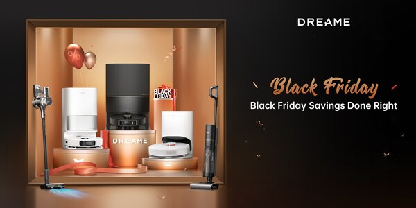 Dreame Announces Discounts of up to $450 for Black Friday