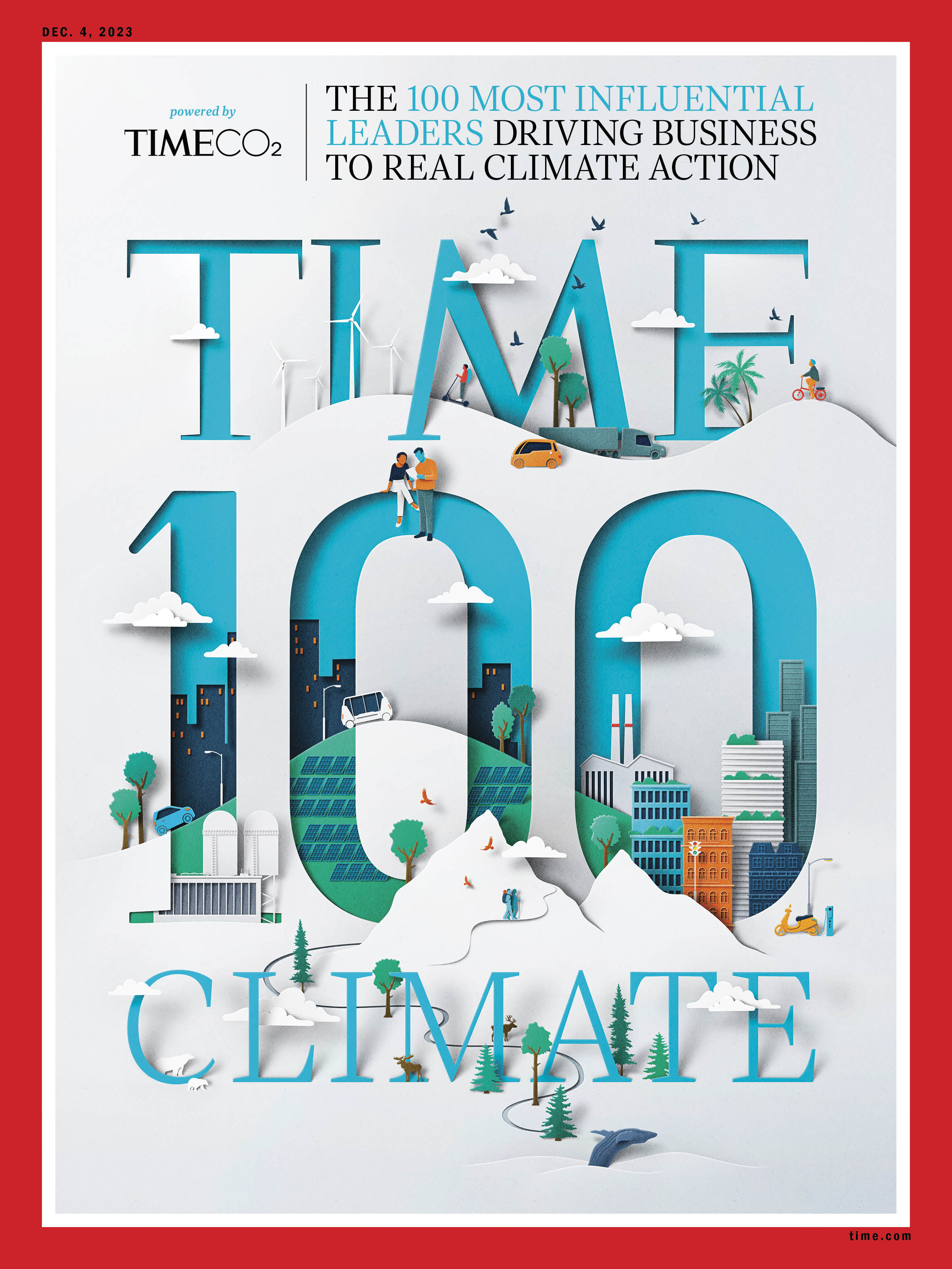 The TIME 100 Climate Time Magazine cover