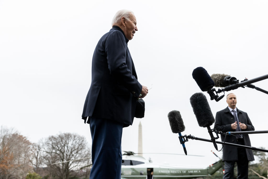 President Biden Departs White House For Camp David