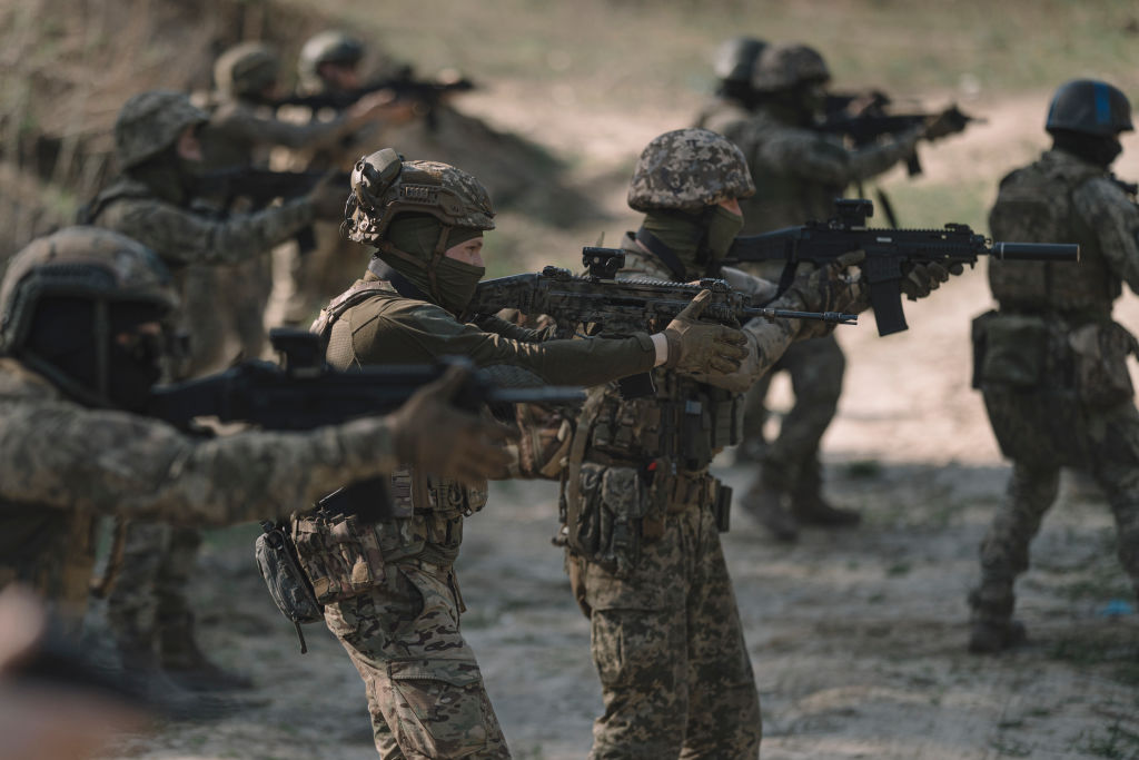 Military Exercise Of Siberian Battalion Of Ukrainian Armed Forces