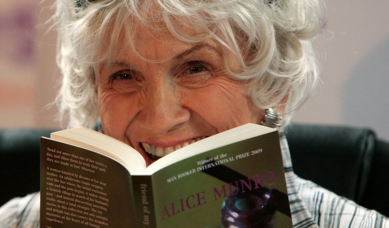 Author Alice Munro's work desk at her home in Clinton, Ontario.