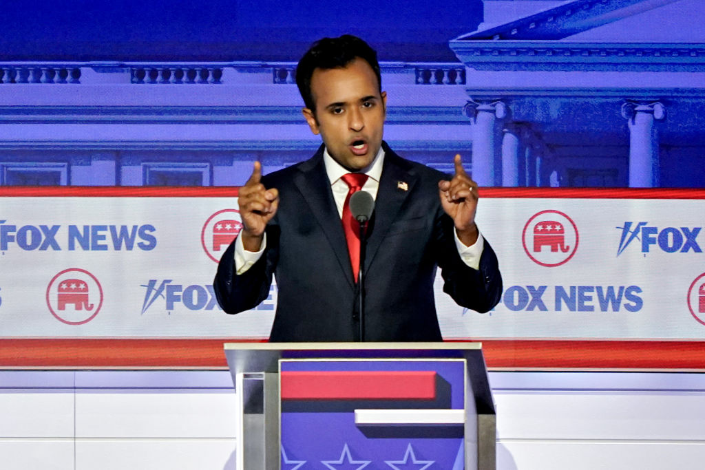 Vivek Ramaswamy at the First Republican Primary Debate