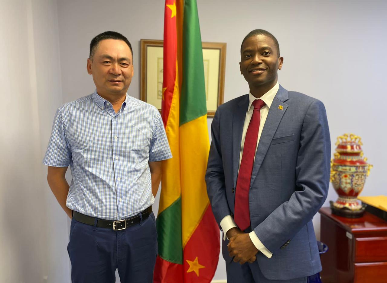 Grenada Prime minister and Hengsheng Chairman