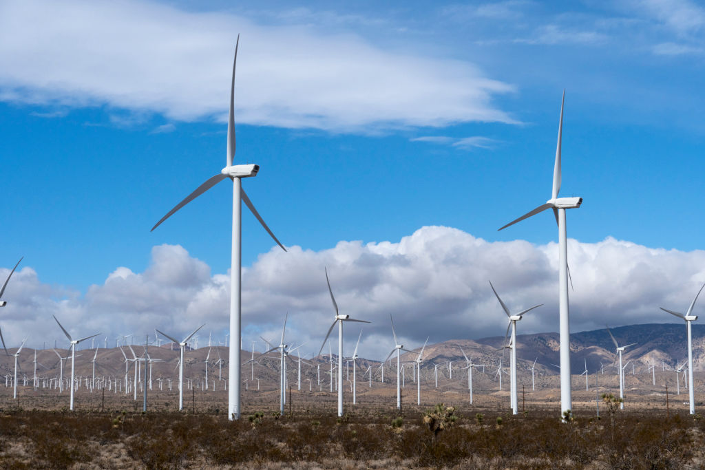 Windmills near Mojave, California