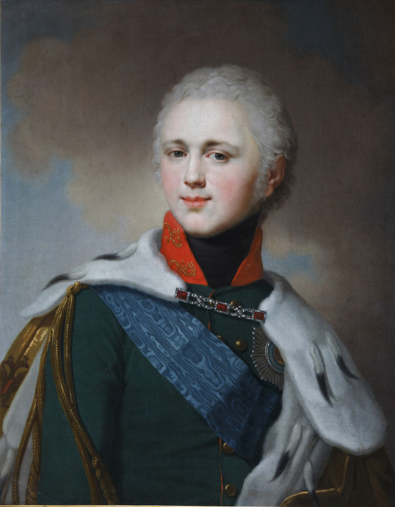 俄罗斯皇帝亚历山大一世的肖像(1777-1825)