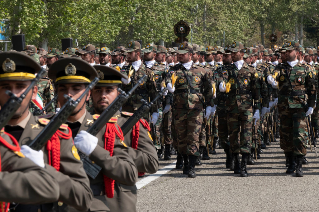 伊朗阅兵式纪念伊朗建军节