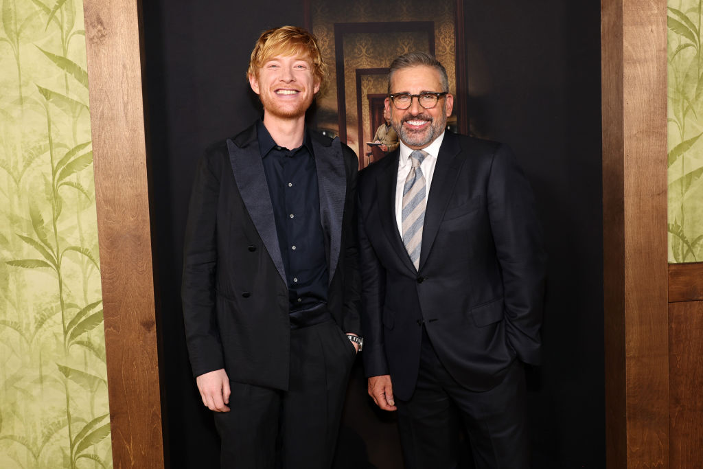 Domhnall Gleeson and Steve Carell attend FX's <i>The Patient</i> Season 1 Premiere at NeueHouse Los Angeles on Aug. 23, 2022 in Hollywood, Calif.