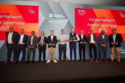 Rockwell Automation has announced the winners of its annual EMEA PartnerNetwork™ Awards, which recognizes system integrators, original equipment manufacturers (OEMs), and distributors across a variety of disciplines, including sustainability, innovation, business development, and customer centricity. Rockwell Automation has announced the winners of its annual EMEA PartnerNetwork™ Awards, which recognizes system integrators, original equipment manufacturers (OEMs), and distributors across a variety of disciplines, including sustainability, innovation, business development, and customer centricity.