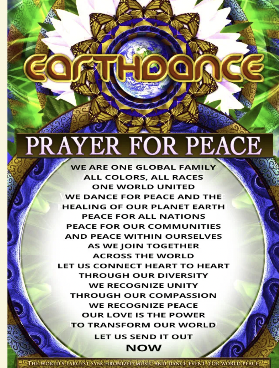 Prayer for Peace words