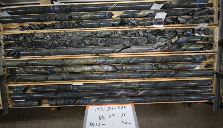 Figure 1 Abitibi Metals Extends High-Grade Central Lens in Infill Drilling at the B26 Polymetallic Deposit