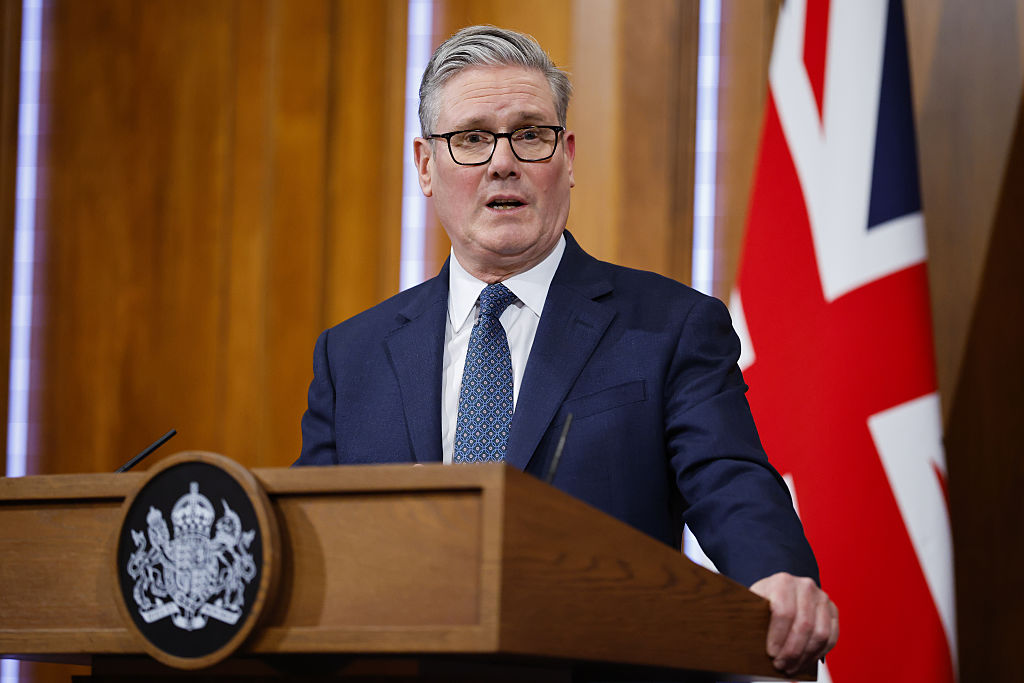 Konferensi Pers Perdana Menteri Inggris Keir Starmer