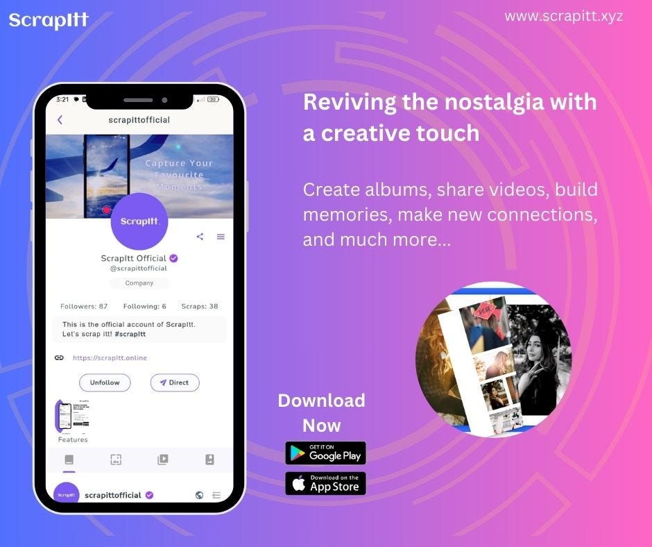 ScrapItt Connect Share and Inspire