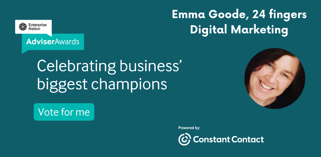 Emma Goode of 24 fingers named in the Top 50 Enterprise Nation Adviser Awards Emma Goode of 24 fingers named in the Top 50 Enterprise Nation Adviser Awards