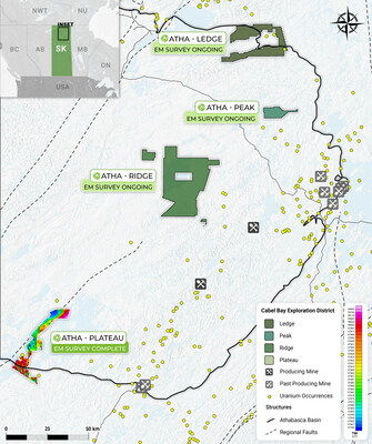 25 5 ATHA ENERGY ANNOUNCES RESULTS FROM LARGE-SCALE ELECTROMAGNETIC SURVEY PROGRAM ON PLATEAU PROJECT