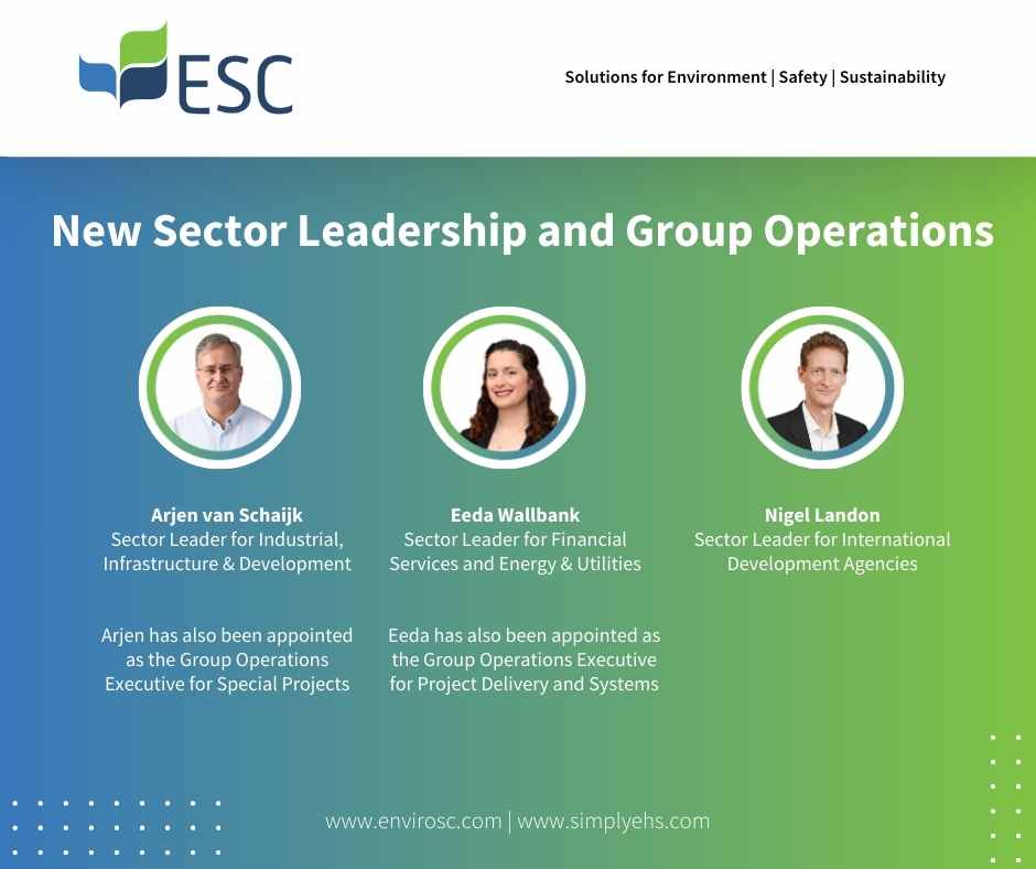 ESC Announces Strategic Restructuring Asian EHS sustainability consultant