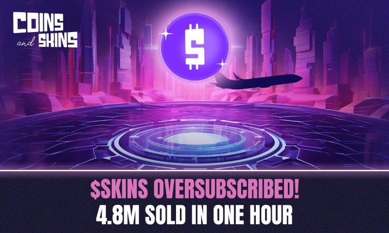 Web3 Gaming Triumph: Coins and Skins Superexchange Sells 4.8 Million $SKINS in Record Time