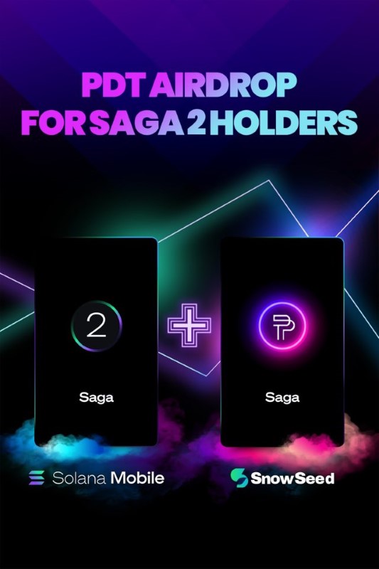 NFT Crowdfunding Platform Snowseed, PDT Coin Airdrop for Solana Saga 2 Phone
