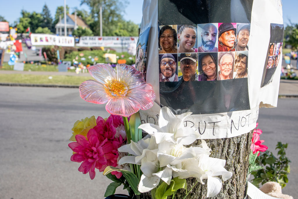 Memorials for victims of racist mass shooting in Buffalo, New York