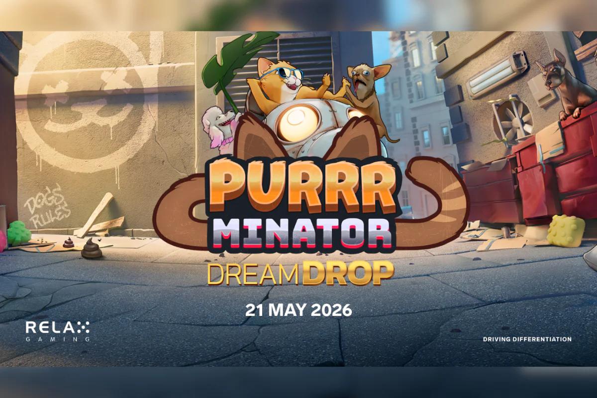Relax Gaming เปิดตัวเกม Purrrminator Dream Drop ในซีรีส์ Dream Drop