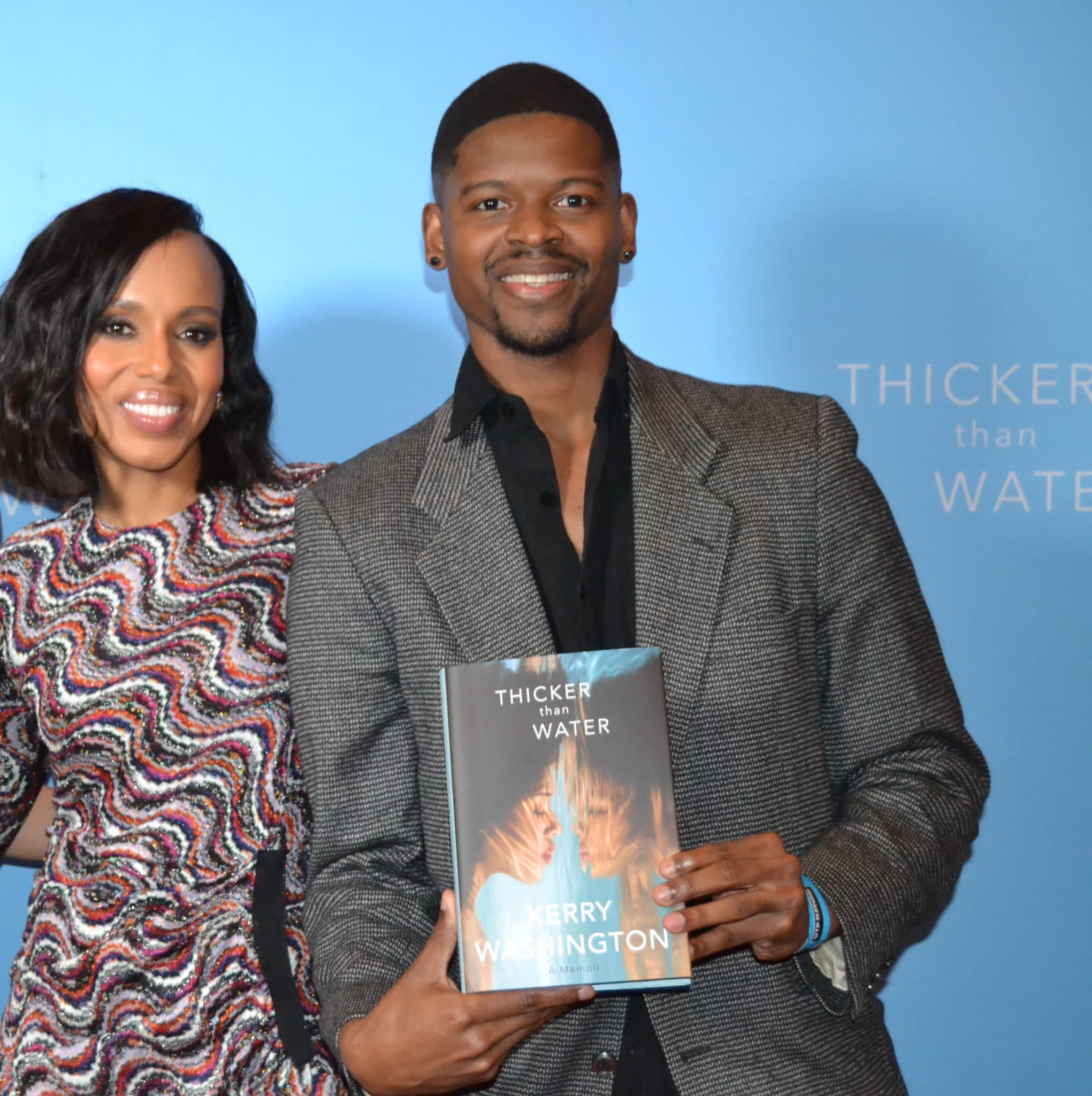 Corey Whipple supporting Hollywood superstar actress at her memoir release