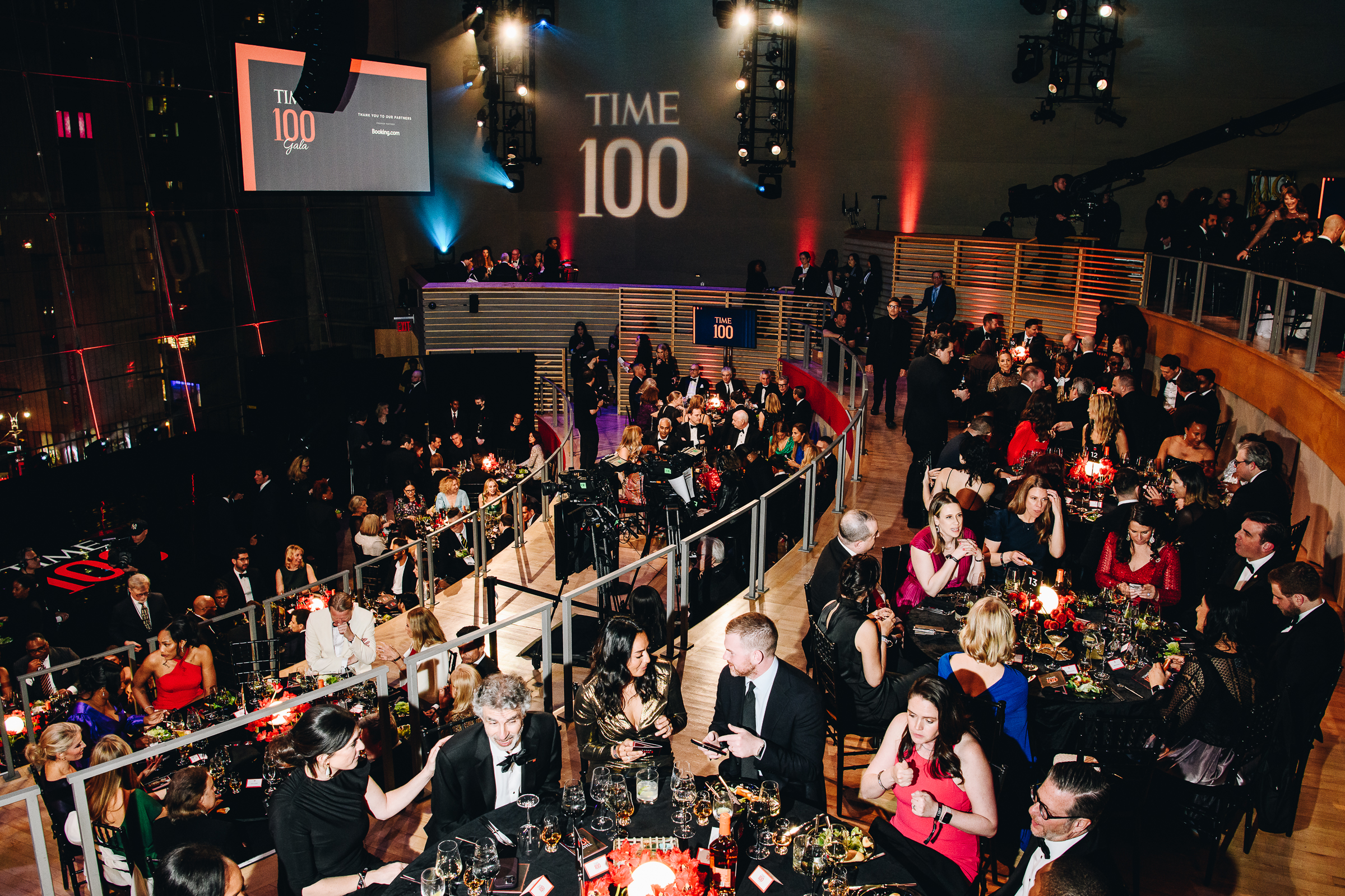 ผู้คนที่เข้าร่วมงาน TIME 100 Gala