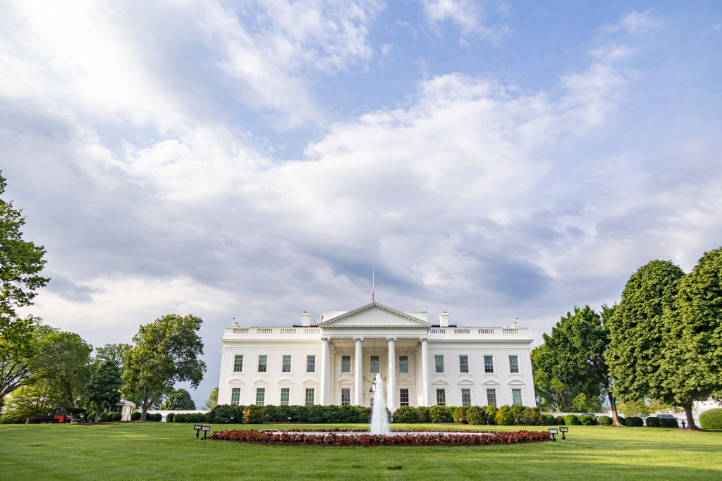 The Northern Side Of The White House In Washington DC