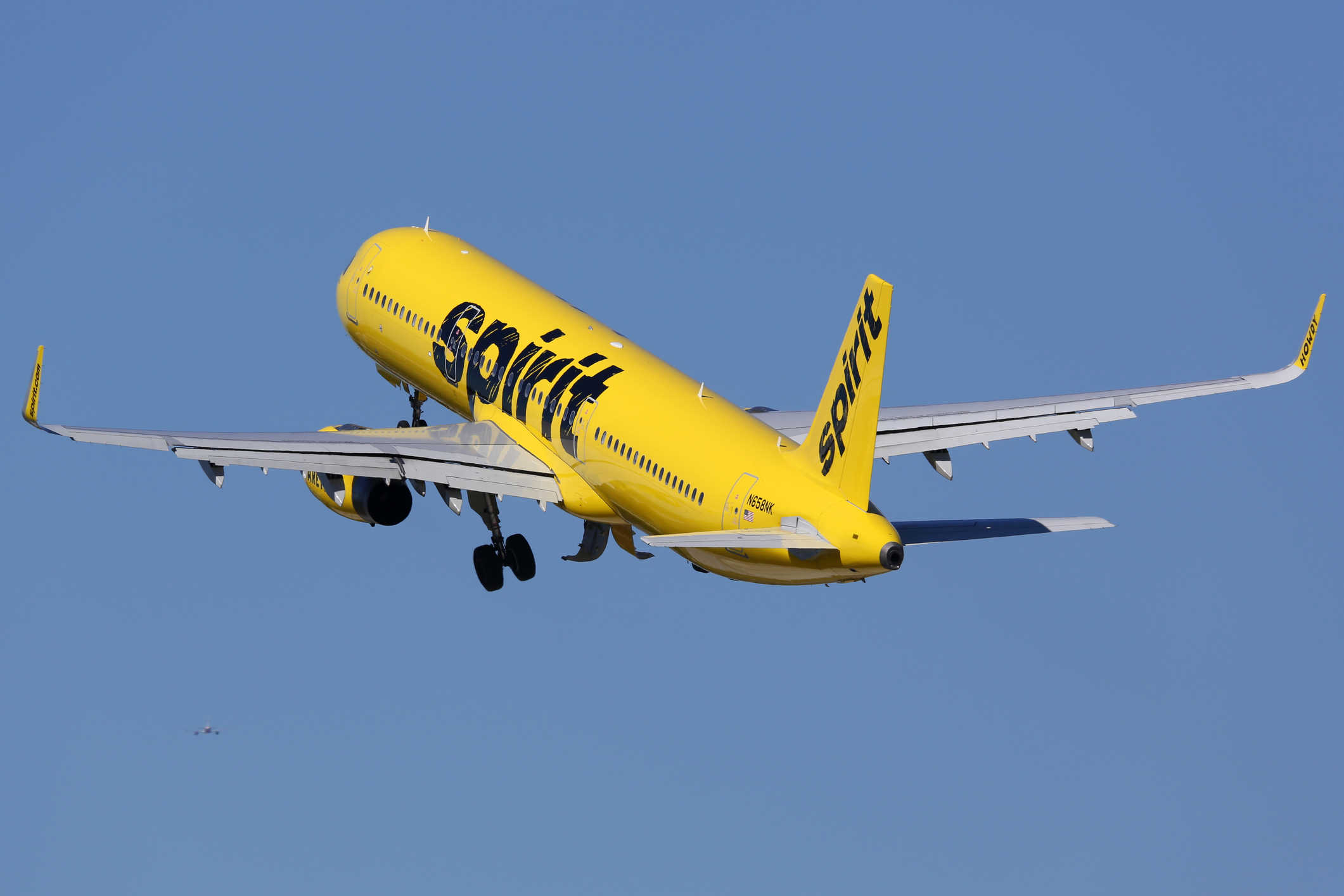 Spirit Airlines Airbus A321 airplane Fort Lauderdale airport