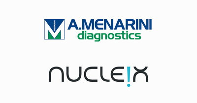A. Menarini Diagnostics and Nucleix Logos A. Menarini Diagnostics and Nucleix Logos