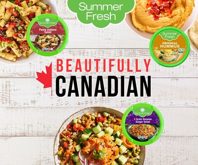 Proudly Canadian, Made with Care (CNW Group/Summer Fresh Salads Inc.)