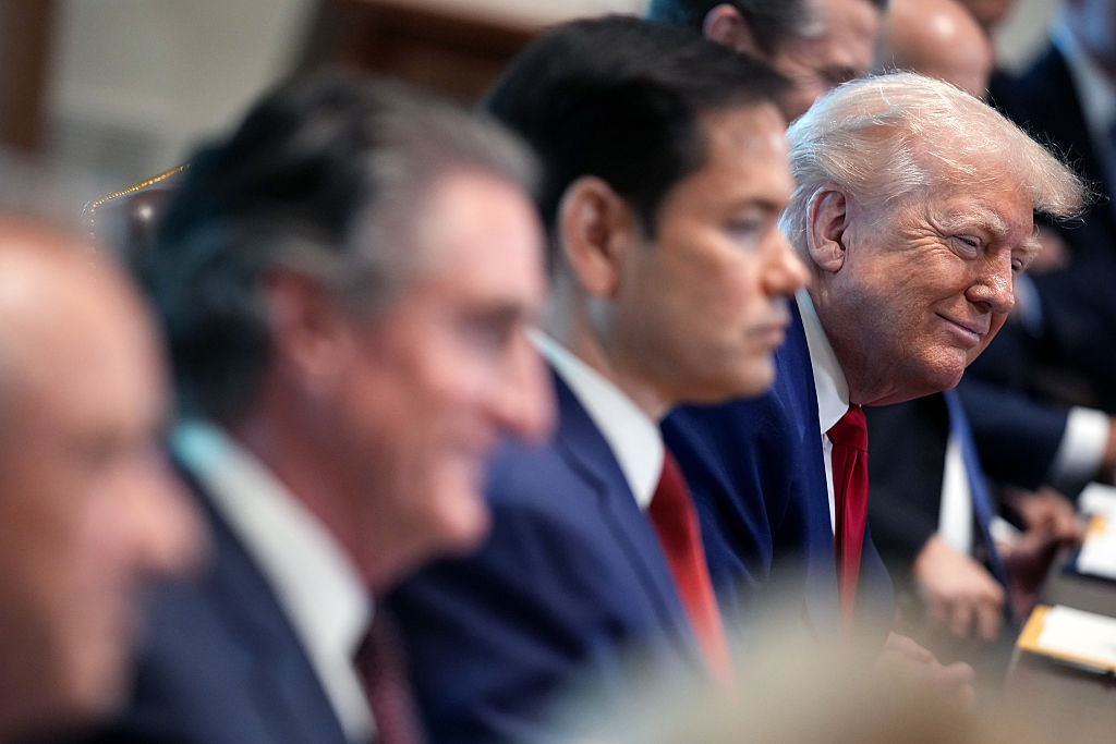 President Trump Holds Cabinet Meeting At White House