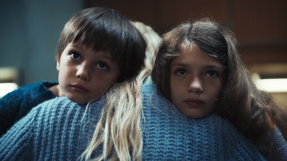 Sammy Schrein as Jonathan and Naila Schuberth as Hannah in 'Dear Child'